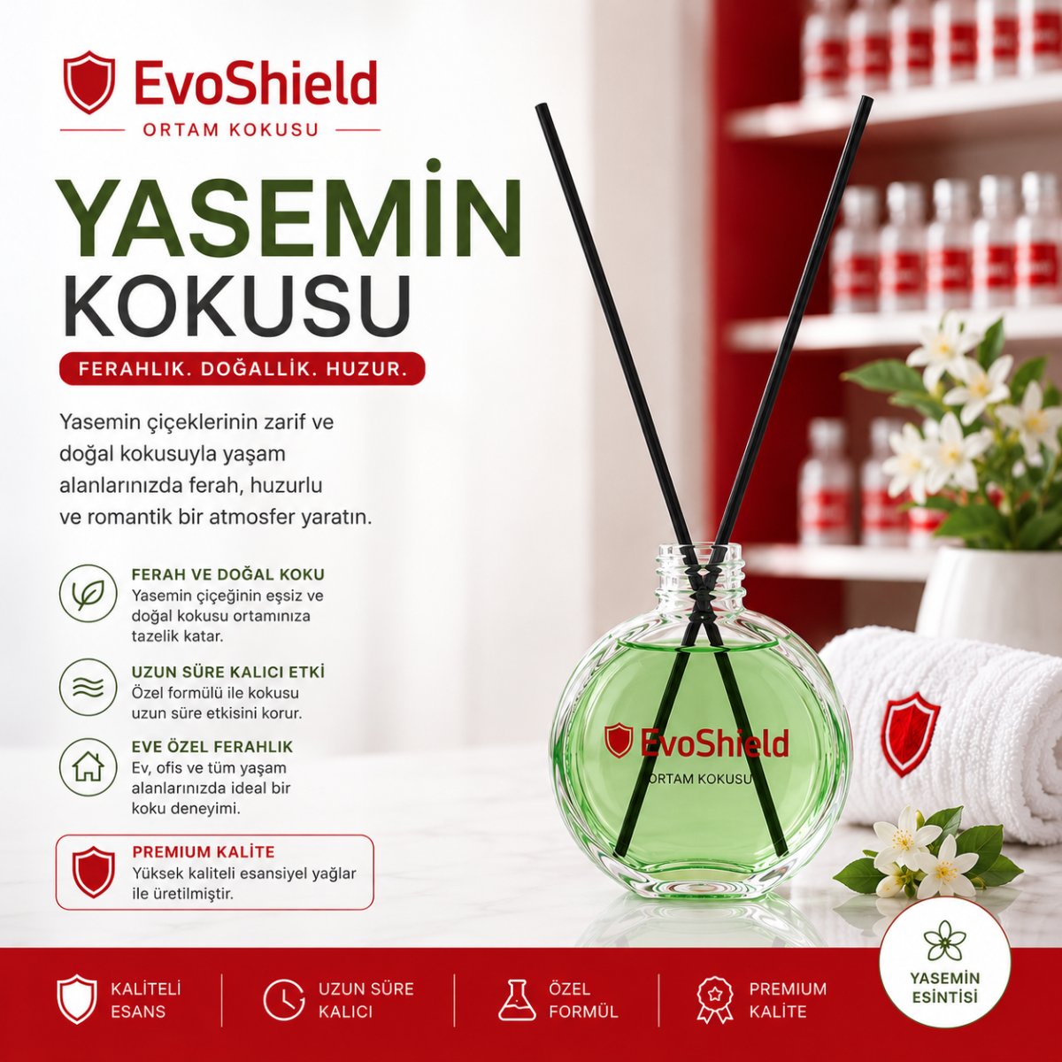 EvoShield Ortam Kokusu – Yasemin
