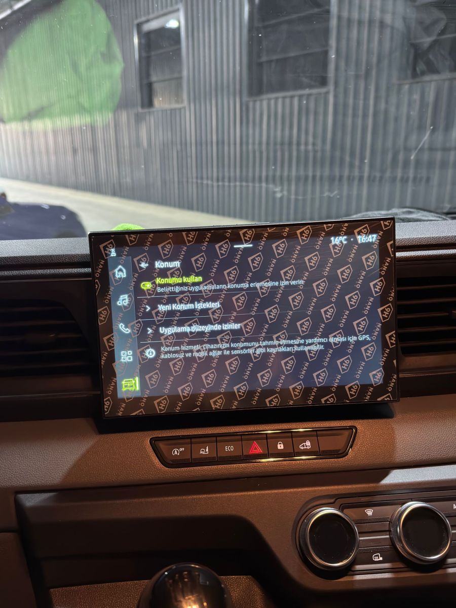 Ekran Kalkanı Renault Master Multimedya 9H Ekran Koruyucu