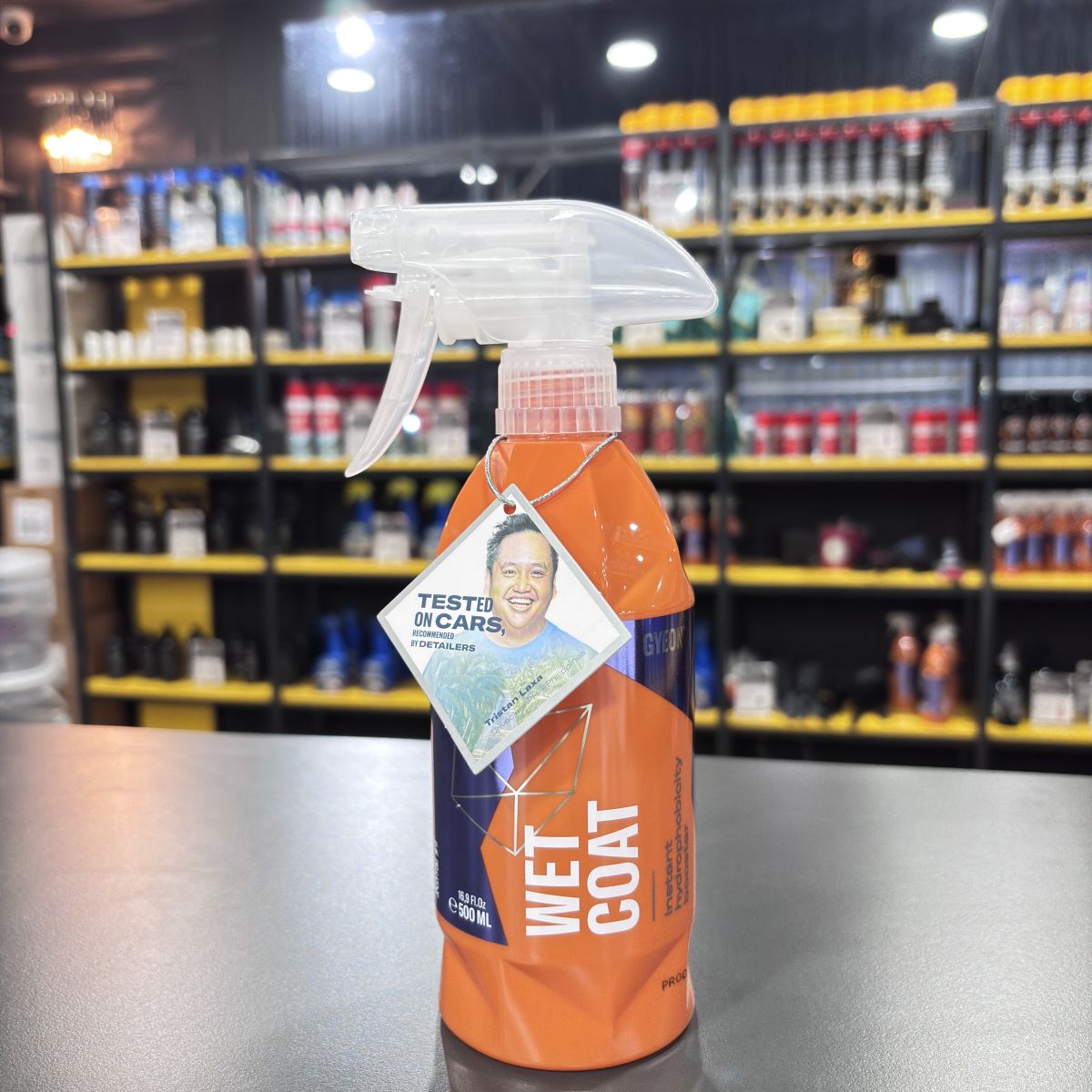 GYEON Q²M Wet Coat Nano Boya Koruma Ve Seramik Sprey Hızlı Cila - 500 ml -Su İtici Parlak Islak Cila