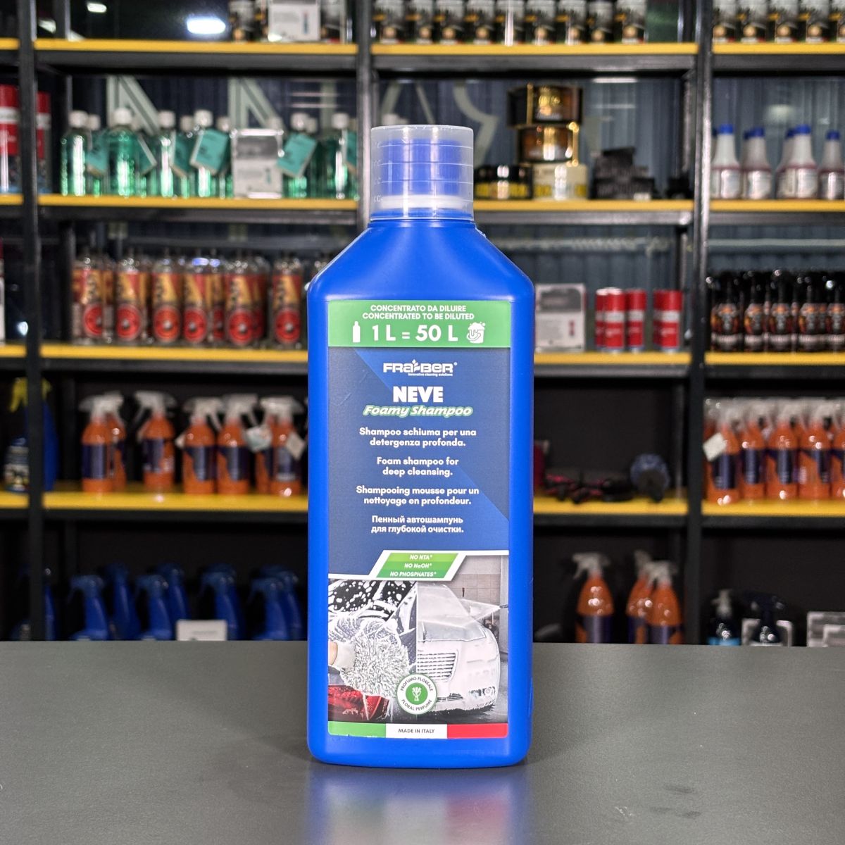 Fra-Ber Neve Yoğun Köpüklü Araç Yıkama Şampuanı (Cilalı Parfümlü) 1 Lt