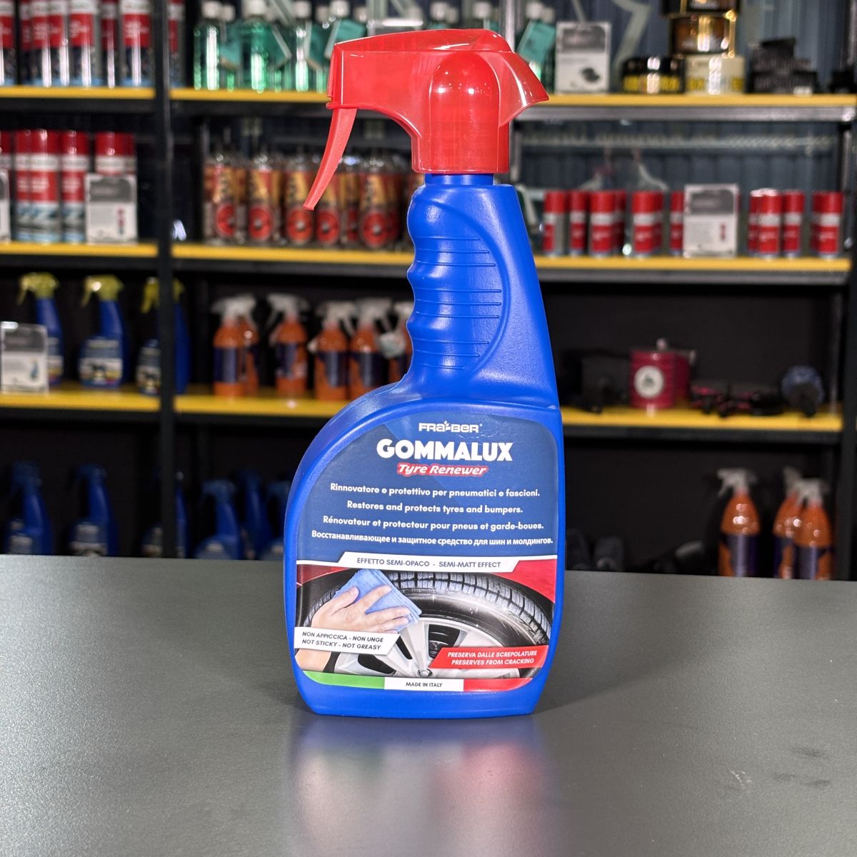 FRA-BER Gommalux Uzun Süreli Lastik Parlatıcı Ve Koruyucu Sprey 750 Ml