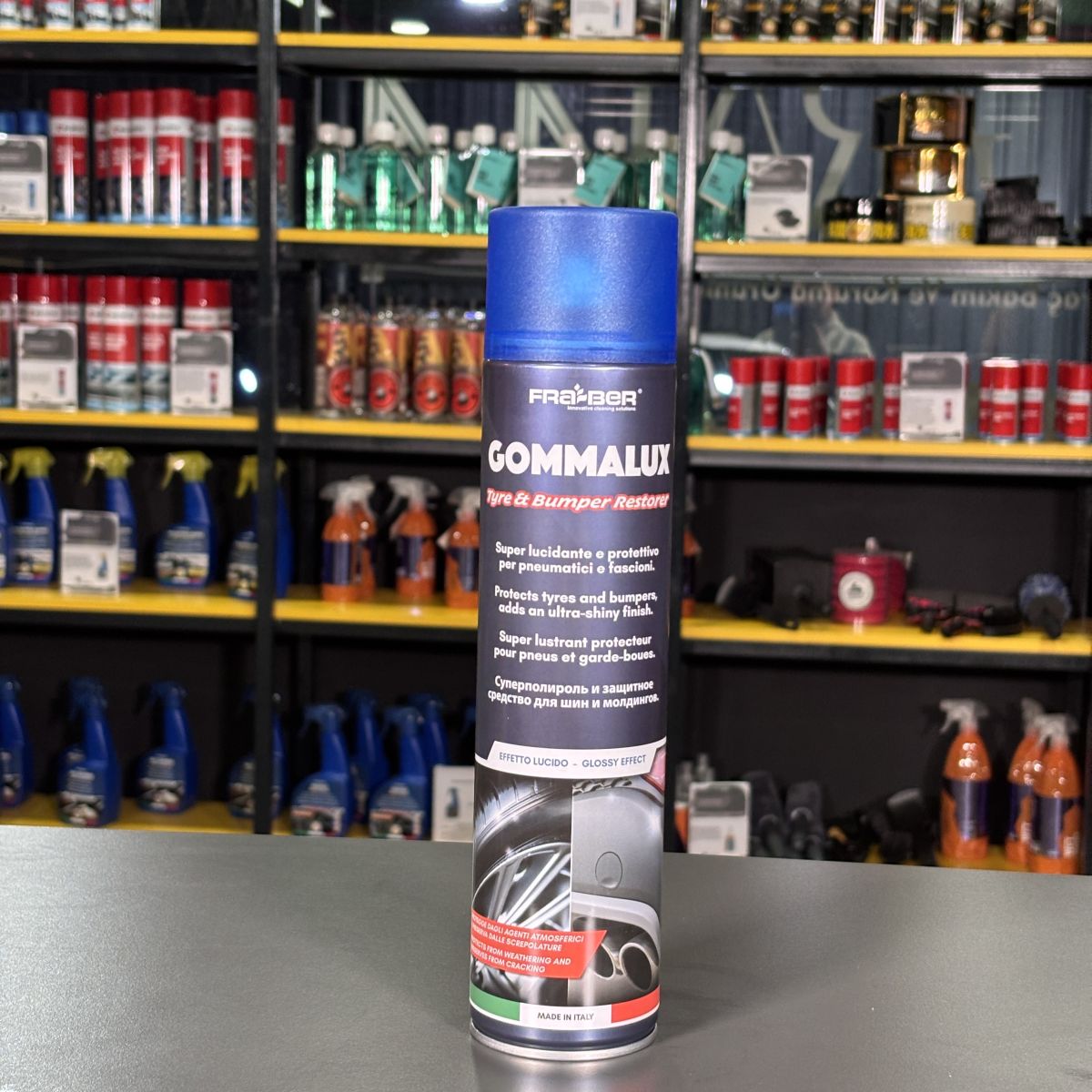 FRA-BER Gommalux Uzun Süreli Lastik Parlatıcı Ve Koruyucu Sprey - 600 ml