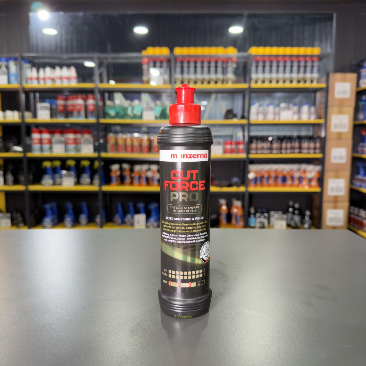 MENZERNA Cut Force Pro Altın Seri Ağır Çizik Giderici Kalın Pasta - 250 ml