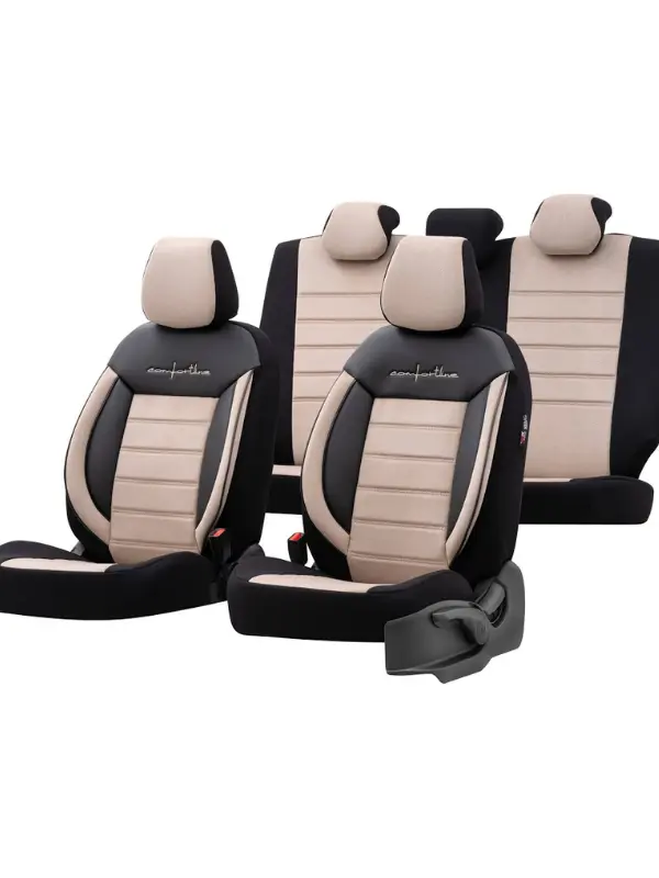 Otom Comfortline Bej Araç Koltuk Kılıfı