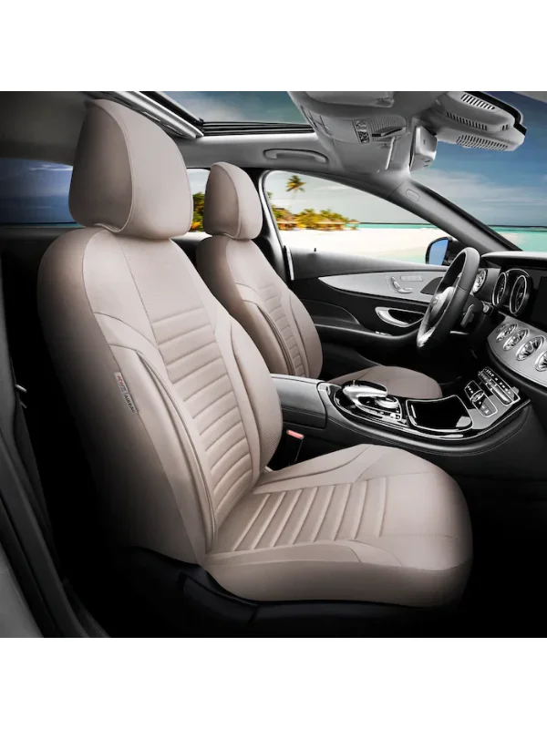 Otom Coral Bej Araç Koltuk Kılıfı